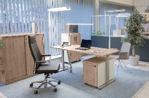 ergo-2 CASCADE Stehsitztisch - elektrisch höhenverstellbarer Schreibtisch