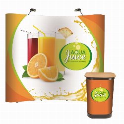 PopUp Faltdisplay Impact Bundel 3x3 mit Digitaldruck