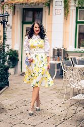 IVDIH Damen Spaghetti Langes Kleid Schulterfrei mit Blumen