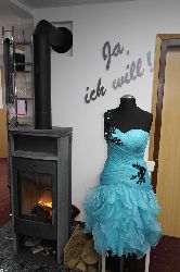 Türkisfarbenes Kleid Gr.36