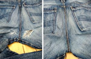Jeanshose reparieren