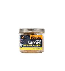 Rillettes de Sardine Citron Confit et Basilic