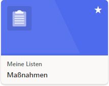 Maßnahmenliste für Qualitätsmanagementsysteme