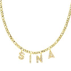 Namenskette | 18K vergoldet