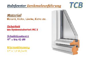 Holzfenster Denkmalausführung Tischlerei Construct & Beschlaghandel TCB Potsdam