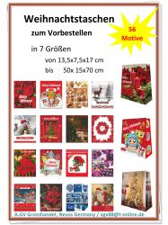 Weihnachtstaschen zum Vorbestellen