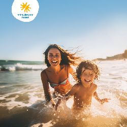 Urlaubszeit ist Familienzeit. Ob entspannen am Strand, ein Abenteuer im Aquapark oder ein kultureller Ausflug