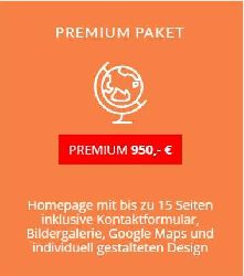Homepage Premium Paket