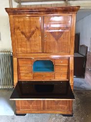 Biedermeier Kirschbaum Sekretär