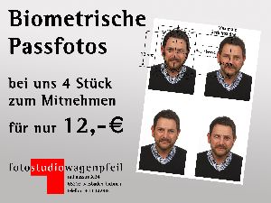 Biometrische Passfotos