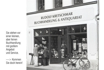 Firmenanzeige Buchhandlung & Antiquariat Kretschmar R.
