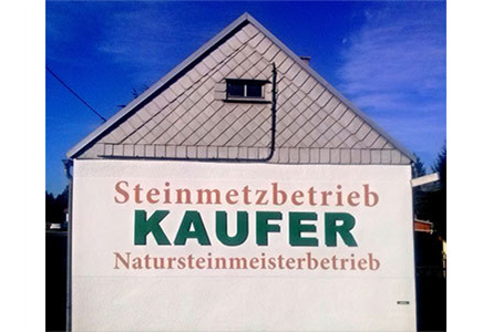 Firmenanzeige Steinmetzbetrieb Kaufer