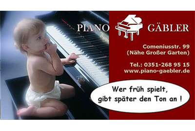 Firmenanzeige Piano-Gäbler
