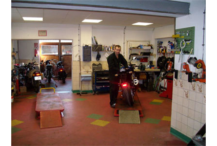 Firmenanzeige Motorrad-Service Sänger Frank