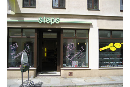 Firmenanzeige steps - Schuh Wegerich