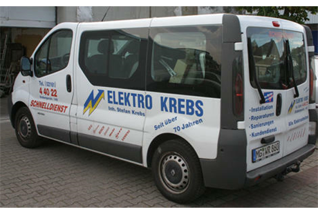 Firmenanzeige Elektro Krebs