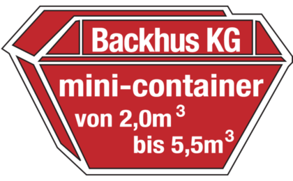 Firmenanzeige Containerdienst Backhus KG Mini-Container Rhein-Main-Taunus
