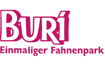 Firmenanzeige BURI Einmaliger Fahnenpark