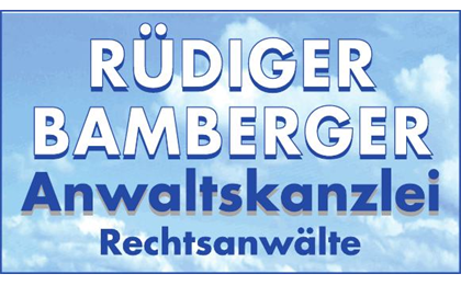 Firmenanzeige Anwälte Anwaltskanzlei Rechtsanwalt Bamberger Rüdiger