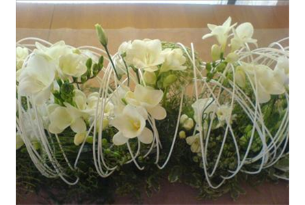 Firmenanzeige Blumen Kupfer