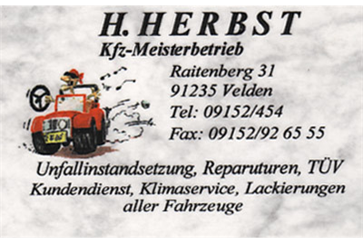 Firmenanzeige Herbst Helmut