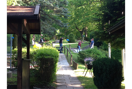 Firmenanzeige Mini-Golf