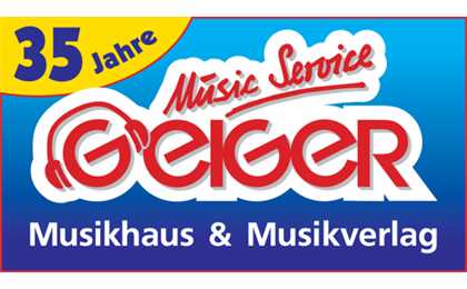 Firmenanzeige Music-Service Geiger