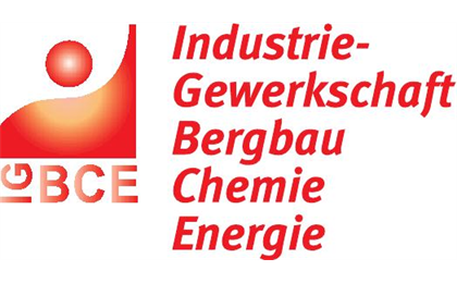 Firmenanzeige Gewerkschaft Industriegewerkschaft Bergbau, Chemie, Energie