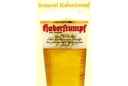 Firmenanzeige HABERSTUMPF Brauerei - Getränkeladen