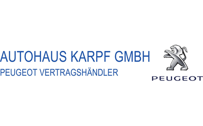 Firmenanzeige Autohaus Peugeot Karpf