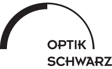 Firmenanzeige Optik Schwarz