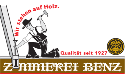 Firmenanzeige Zimmerei Benz