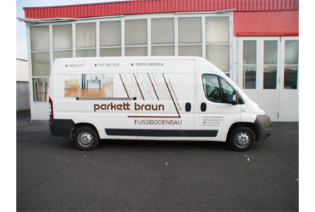 Firmenanzeige Parkett Braun