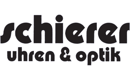 Firmenanzeige Optik-Uhren-Schmuck Schierer