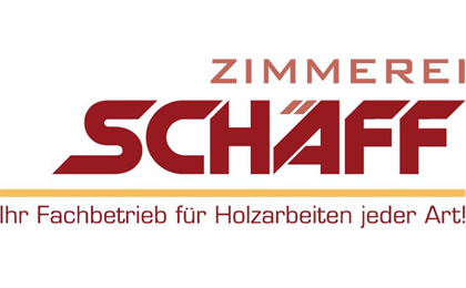 Firmenanzeige Zimmerei Schäff
