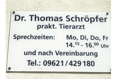 Firmenanzeige Schröpfer Thomas Dr.med.vet.