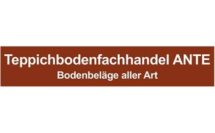 Firmenanzeige Teppichboden Ante