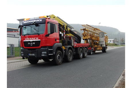 Firmenanzeige Kirbach Kranservice