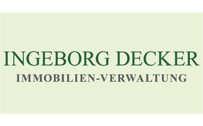 Firmenanzeige Immobilienverwaltung Ingeborg Decker