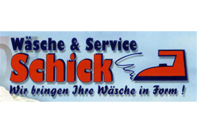 Firmenanzeige Schick Wäscherei