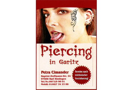 Firmenanzeige Piercing in Garitz