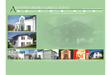 Firmenanzeige Architekt Glenz Markus Dipl.-Ing. (Univ.)