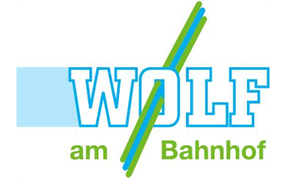 Firmenanzeige Wolf am Bahnhof