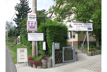 Firmenanzeige Modellbahn Liebscher Inh. Michael Blazek