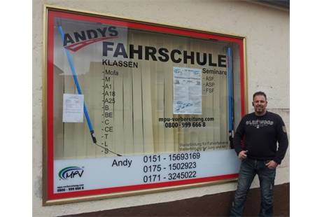 Firmenanzeige Andys Fahrschule GmbH