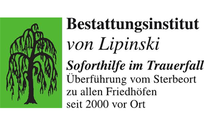 Firmenanzeige Bestattungsinstitut von Lipinski