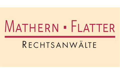 Firmenanzeige Rechtsanwälte Mathern Flatter