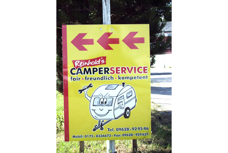 Firmenanzeige CAMPERSERVICE Reinhold''s