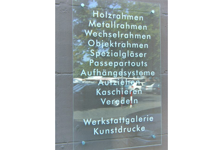 Firmenanzeige Bilder Im Rahmen