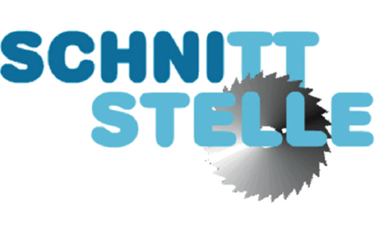 Firmenanzeige Schnitt-Stelle